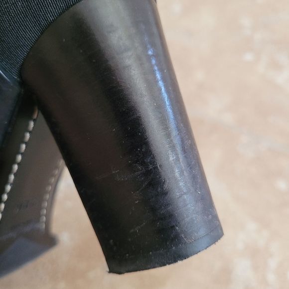 Ralph Lauren Collection Black Meadow Ankle Boots Booties - size EU 37.5 / US 7.5 - Picture 13 of 16